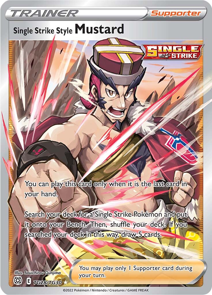 Single Strike Style Mustard (TG28/TG30) [Sword & Shield: Brilliant Stars] - Destination Retro