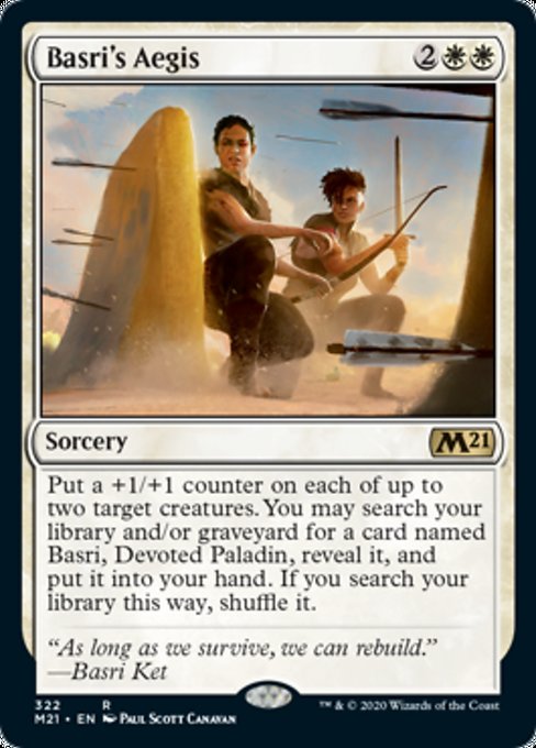 Basri's Aegis [Core Set 2021] - Destination Retro
