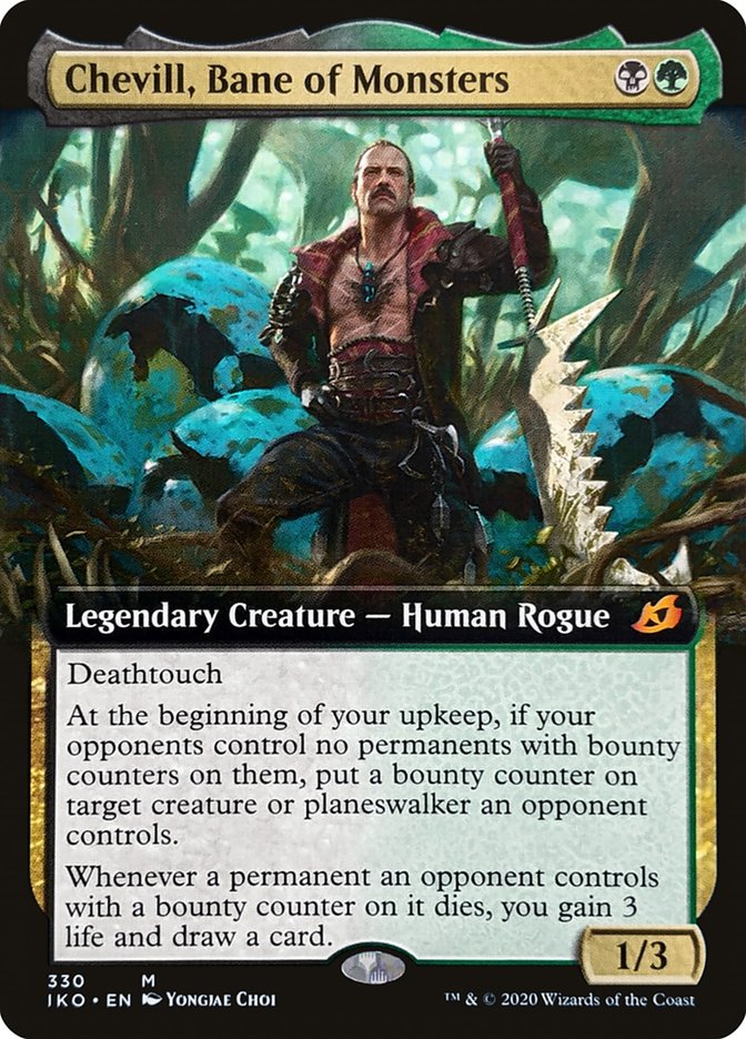 Chevill, Bane of Monsters (Extended Art) [Ikoria: Lair of Behemoths] - Destination Retro