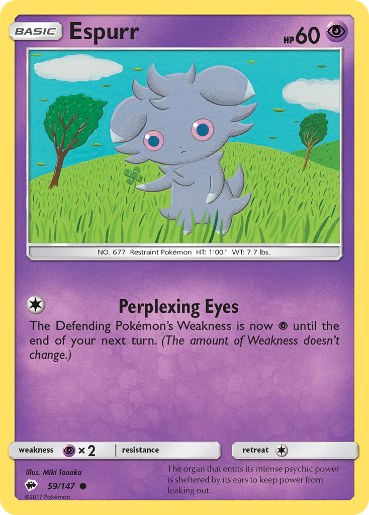 Espurr (59/147) [Sun & Moon: Burning Shadows] - Destination Retro