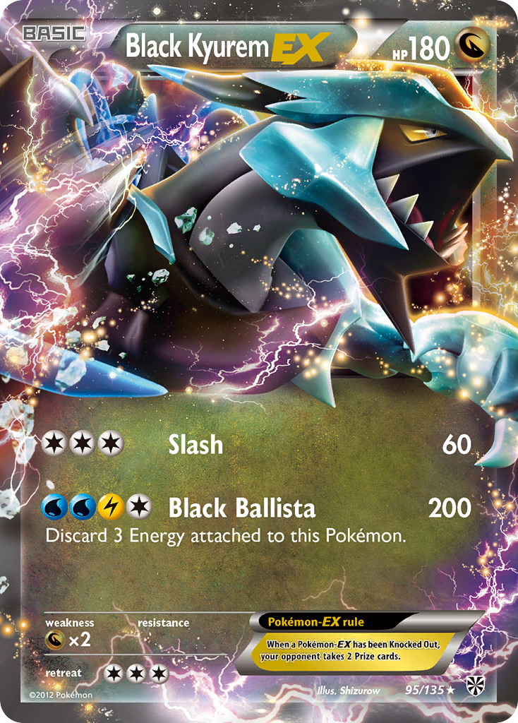 Black Kyurem EX (95/135) [Black & White: Plasma Storm] - Destination Retro