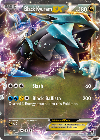 Black Kyurem EX (95/135) [Black & White: Plasma Storm] - Destination Retro