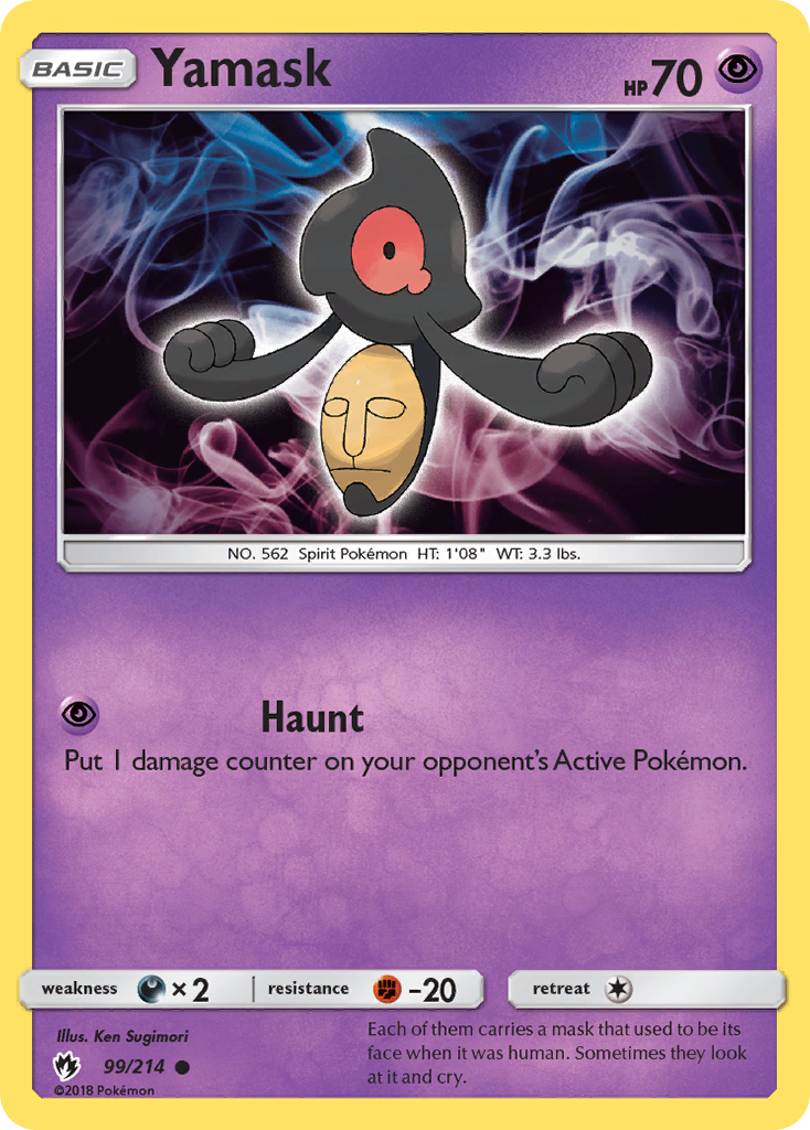 Yamask (99/214) [Sun & Moon: Lost Thunder] - Destination Retro