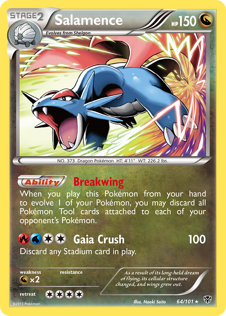 Salamence (64/101) [Black & White: Plasma Blast] - Destination Retro