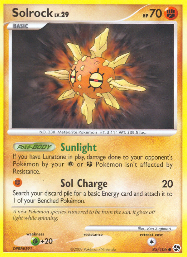 Solrock (85/106) [Diamond & Pearl: Great Encounters] - Destination Retro