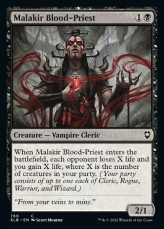 Malakir Blood-Priest [Commander Legends: Battle for Baldur's Gate] - Destination Retro