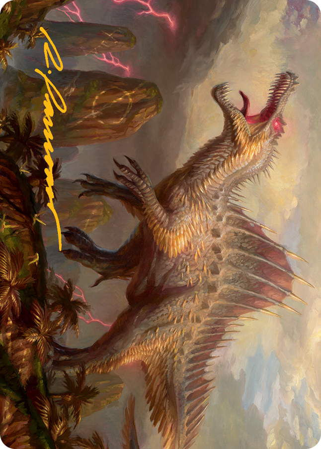 Etali, Primal Conqueror Art Card (Gold-Stamped Signature) [March of the Machine Art Series] - Destination Retro
