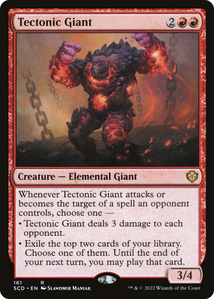 Tectonic Giant [Starter Commander Decks] - Destination Retro
