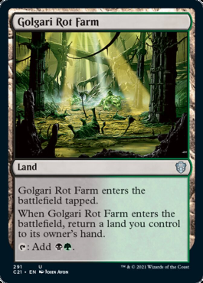 Golgari Rot Farm [Commander 2021] - Destination Retro