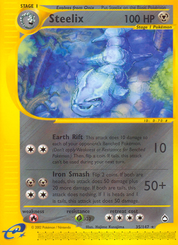 Steelix (35/147) [Aquapolis] - Destination Retro