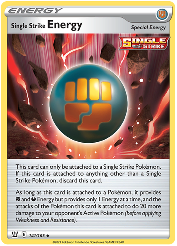 Single Strike Energy (141/163) [Sword & Shield: Battle Styles] - Destination Retro