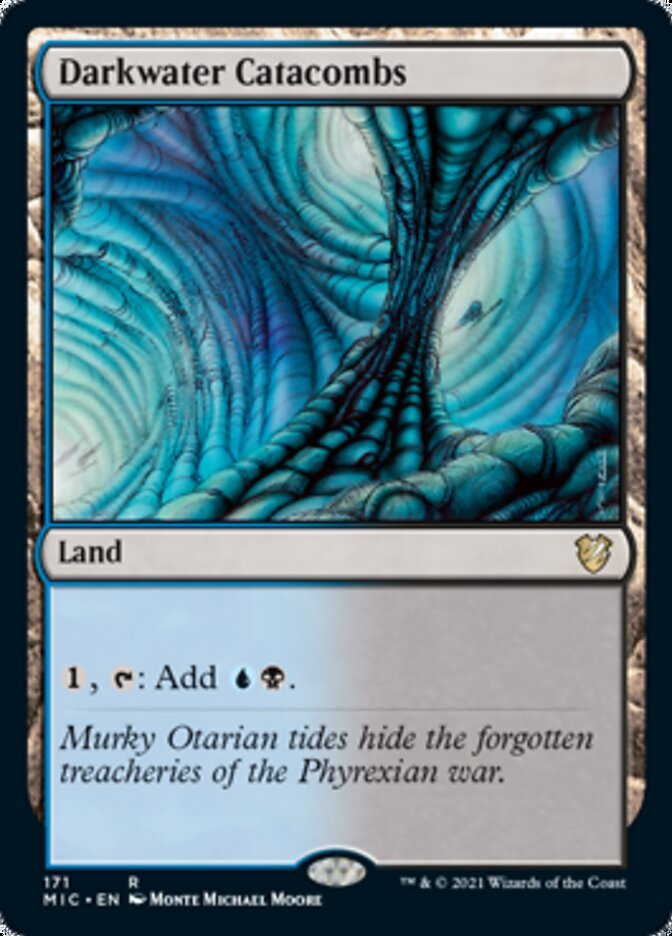 Darkwater Catacombs [Innistrad: Midnight Hunt Commander] - Destination Retro