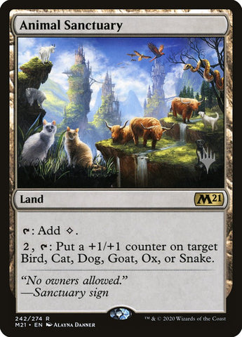 Animal Sanctuary (Promo Pack) [Core Set 2021 Promos] - Destination Retro