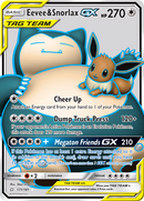 Eevee & Snorlax GX (171/181) [Sun & Moon: Team Up] - Destination Retro