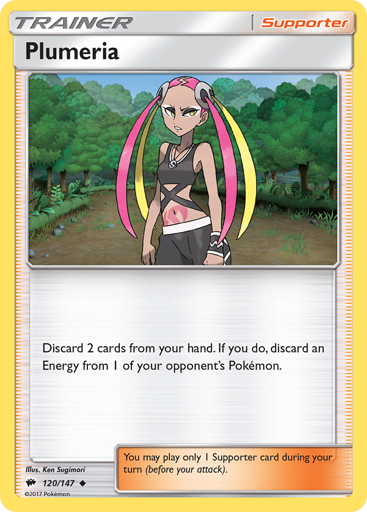 Plumeria (120/147) [Sun & Moon: Burning Shadows] - Destination Retro