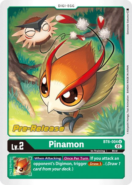Pinamon [BT6-004] [Double Diamond Pre-Release Cards] - Destination Retro