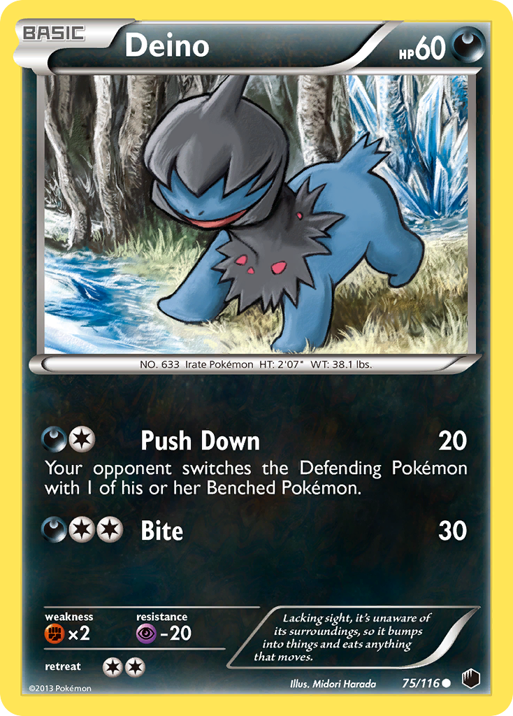Deino (75/116) [Black & White: Plasma Freeze] - Destination Retro