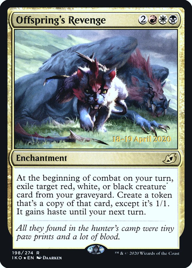 Offspring's Revenge  [Ikoria: Lair of Behemoths Prerelease Promos] - Destination Retro