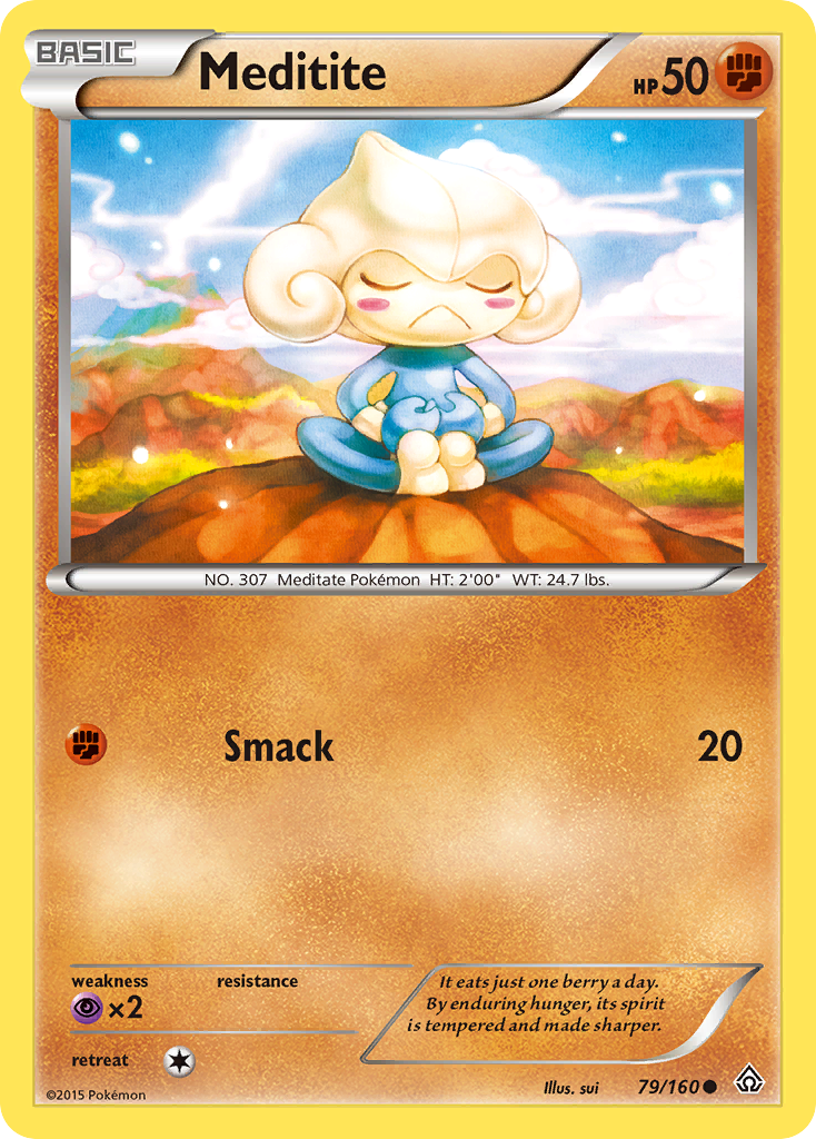 Meditite (79/160) [XY: Primal Clash] - Destination Retro