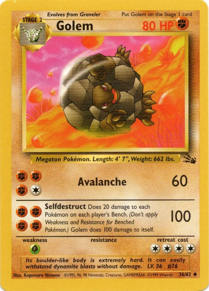 Golem (36/62) [Fossil Unlimited] - Destination Retro