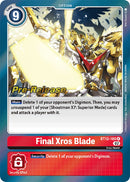 Final Xros Blade [BT12-100] [Across Time Pre-Release Cards] - Destination Retro
