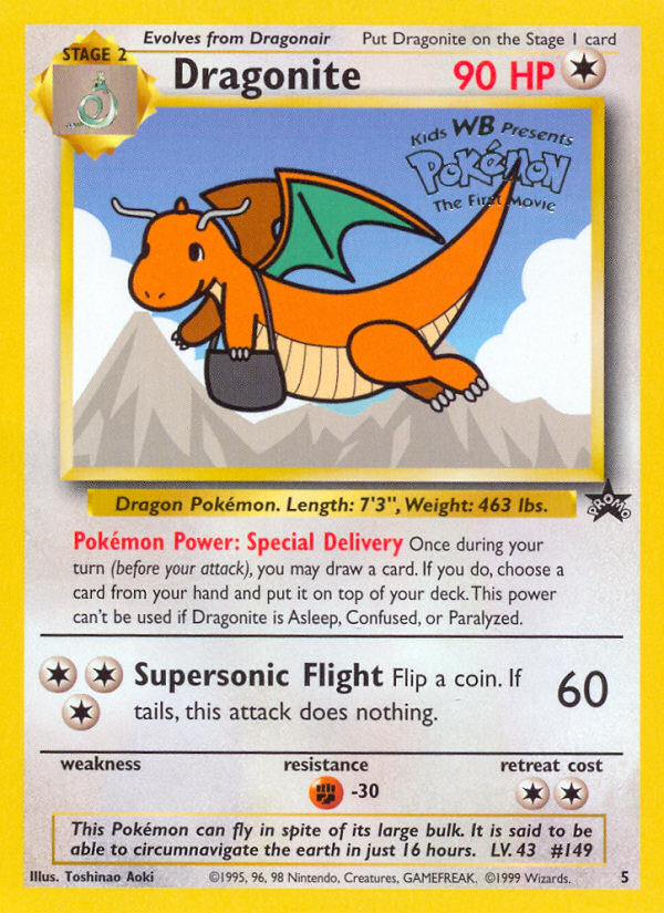 Dragonite (5) [Wizards: Black Star Promos] - Destination Retro