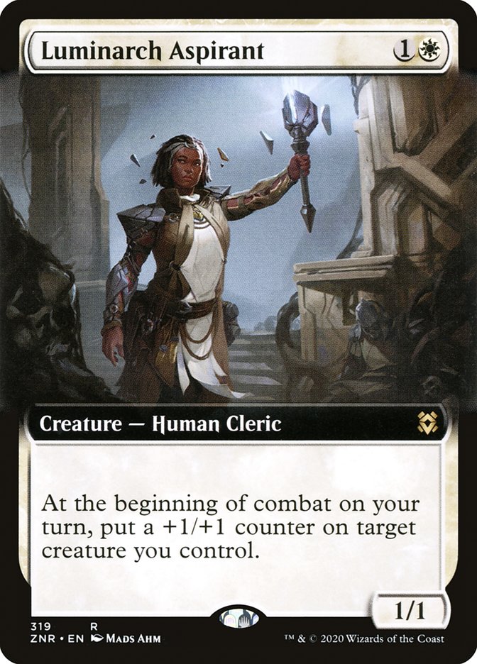 Luminarch Aspirant (Extended Art) [Zendikar Rising] - Destination Retro