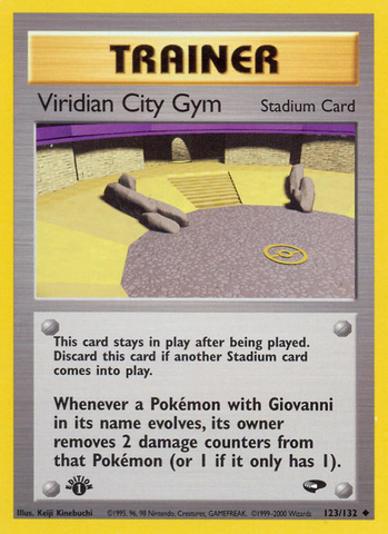 Viridian City Gym (123/132) [Gym Challenge 1st Edition] - Destination Retro