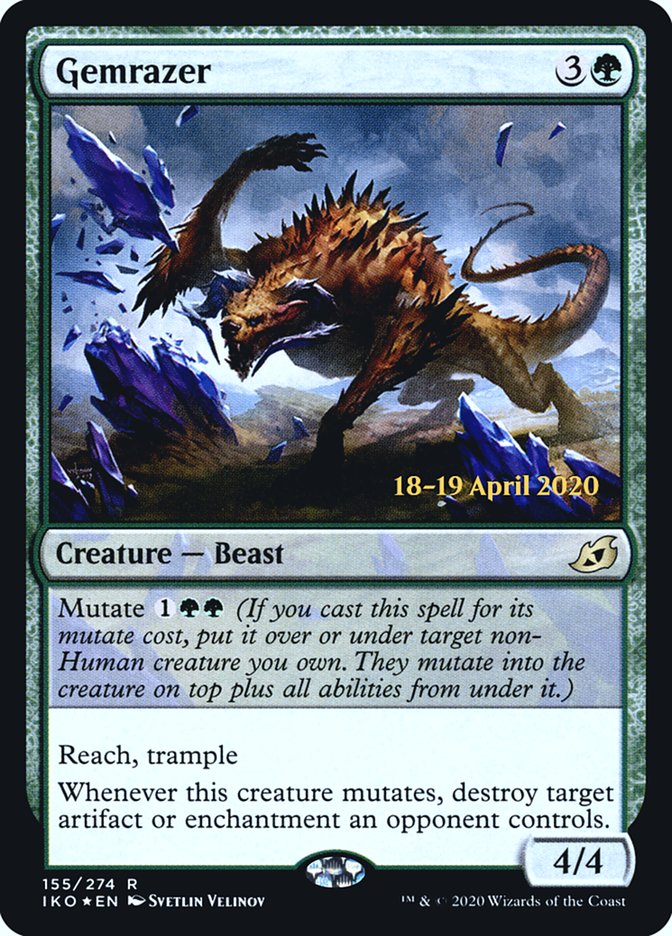 Gemrazer  [Ikoria: Lair of Behemoths Prerelease Promos] - Destination Retro
