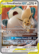 Eevee & Snorlax GX (120/181) [Sun & Moon: Team Up] - Destination Retro