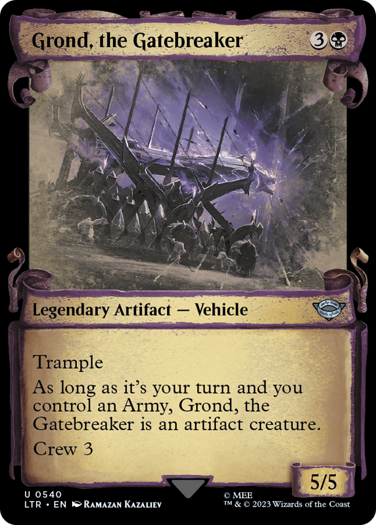Grond, the Gatebreaker [The Lord of the Rings: Tales of Middle-Earth Showcase Scrolls] - Destination Retro