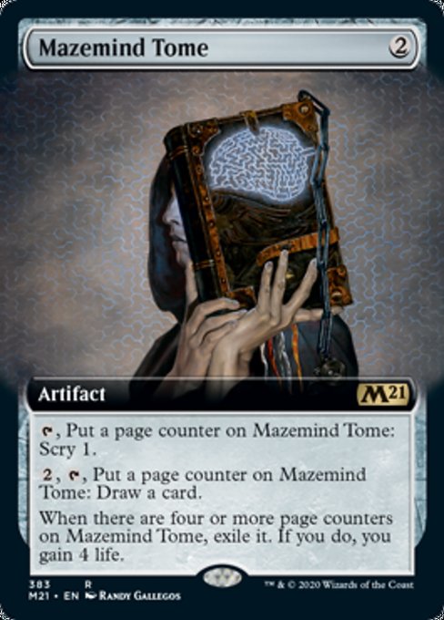 Mazemind Tome (Extended Art) [Core Set 2021] - Destination Retro