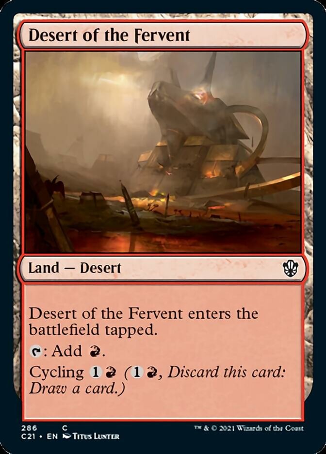 Desert of the Fervent [Commander 2021] - Destination Retro