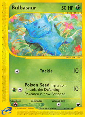 Bulbasaur (94/165) [Expedition: Base Set] - Destination Retro