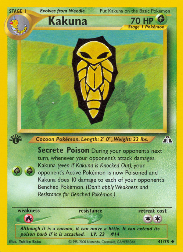 Kakuna (41/75) [Neo Discovery 1st Edition] - Destination Retro