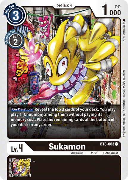 Sukamon [BT3-063] [Release Special Booster Ver.1.5] - Destination Retro