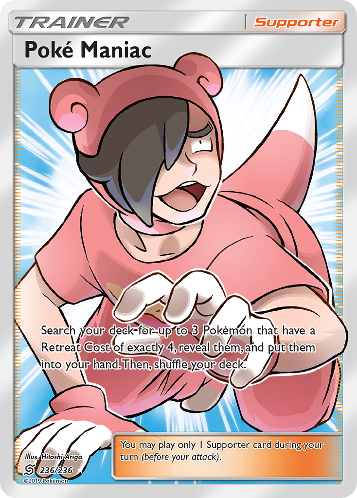 Poke Maniac (236/236) [Sun & Moon: Unified Minds] - Destination Retro