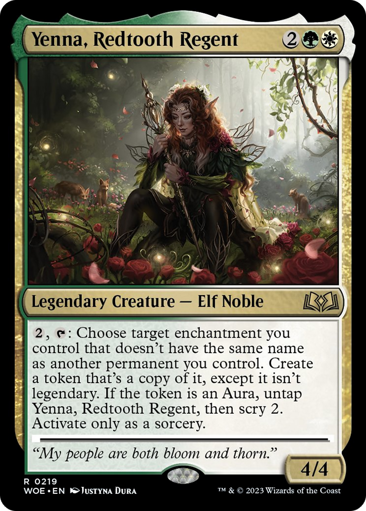 Yenna, Redtooth Regent [Wilds of Eldraine] - Destination Retro