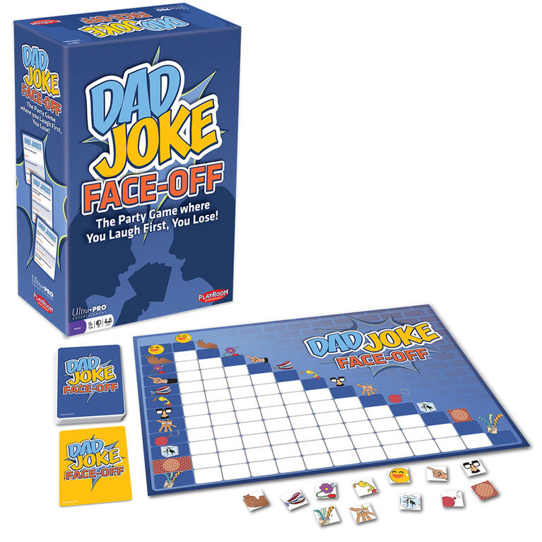 Dad Joke Face-Off  - Keep a Straight Face in This Hilarious Party Game - Destination Retro