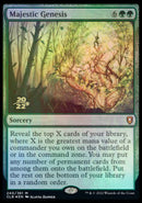 Majestic Genesis [Commander Legends: Battle for Baldur's Gate Prerelease Promos] - Destination Retro