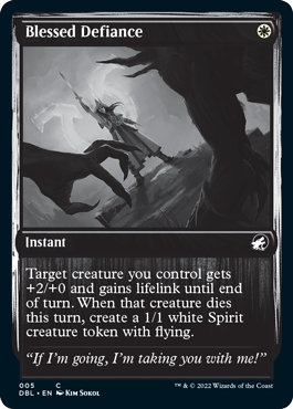 Blessed Defiance [Innistrad: Double Feature] - Destination Retro