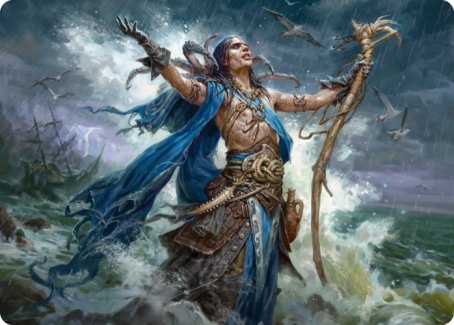 Lier, Disciple of the Drowned Art Card [Innistrad: Midnight Hunt Art Series] - Destination Retro