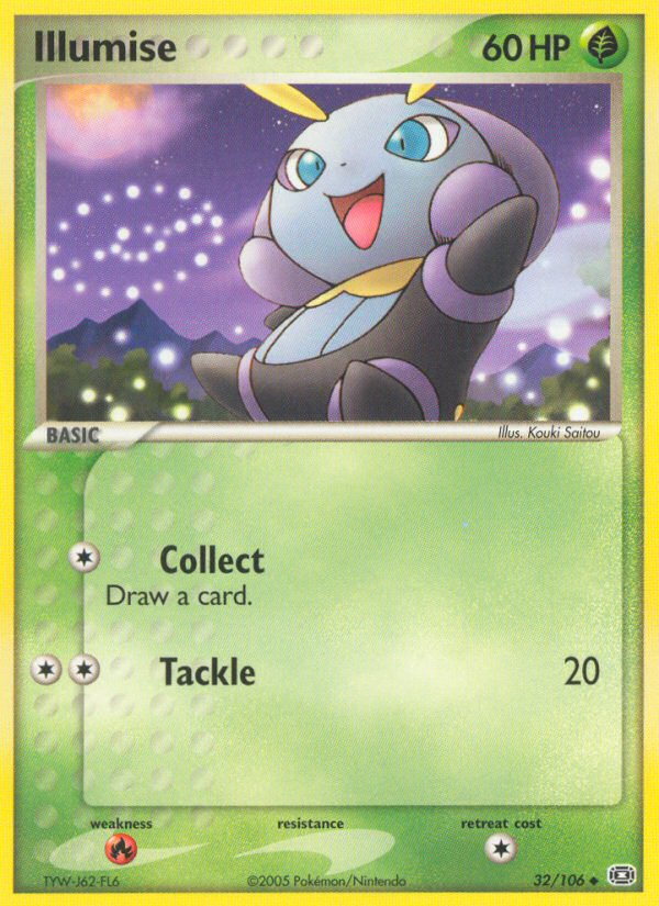 Illumise (32/106) [EX: Emerald] - Destination Retro