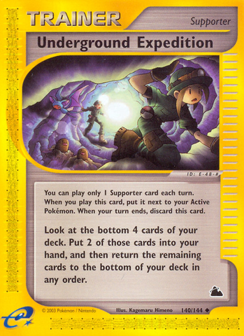 Underground Expedition (140/144) [Skyridge] - Destination Retro