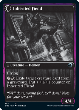 Heirloom Mirror // Inherited Fiend [Innistrad: Double Feature] - Destination Retro