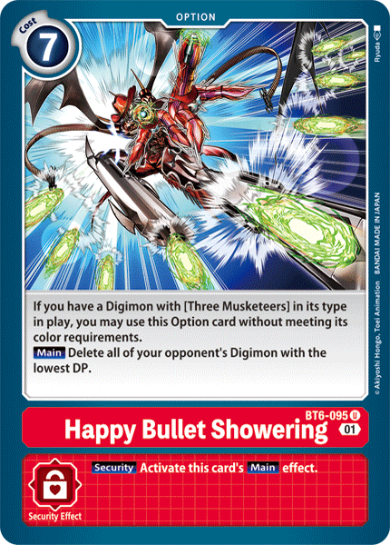 Happy Bullet Showering [BT6-095] [Double Diamond] - Destination Retro