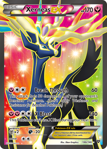 Xerneas EX (146/146) [XY: Base Set] - Destination Retro