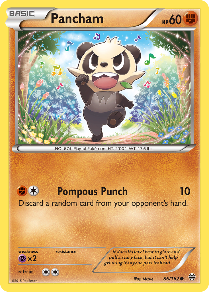 Pancham (86/162) [XY: BREAKthrough] - Destination Retro