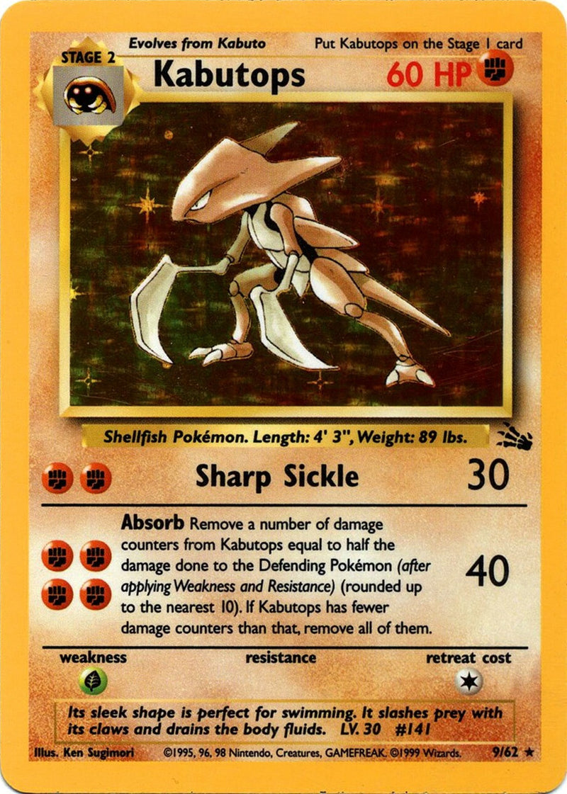 Kabutops (9/62) [Fossil Unlimited] - Destination Retro