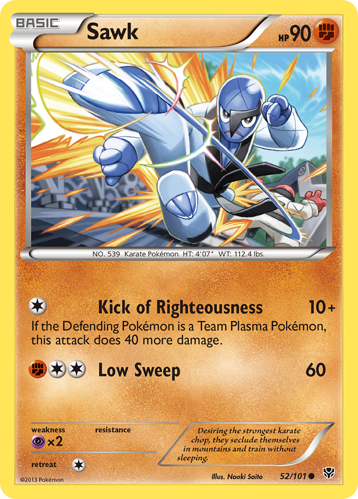 Sawk (52/101) [Black & White: Plasma Blast] - Destination Retro